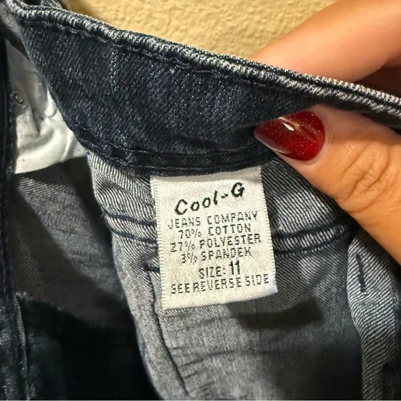 Women’s Size 11 Cool-G Dark Blue Stone Wash Skinny Jeans - Picture 6 of 12